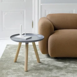 Mesa Tablo, blanco-fresno, pequeña