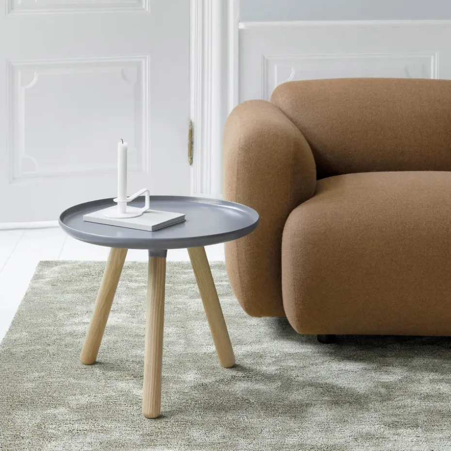 Mesa Tablo, blanco-fresno, pequeña