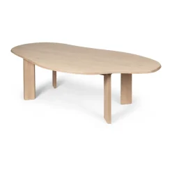 Mesa Tarn 118,5x220 cm, White Oiled Beech