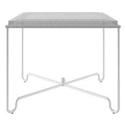 Mesa Tropique 90x90x75 cm, Classic white semi matt