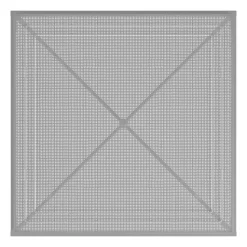 Mesa Tropique 90x90x75 cm, Classic white semi matt
