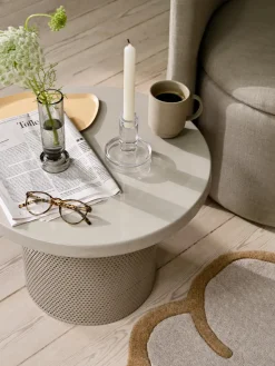 Mesa Tulina Ø50x36 cm, Off white