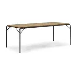 Mesa Vig Robinia 90x200 cm, Black