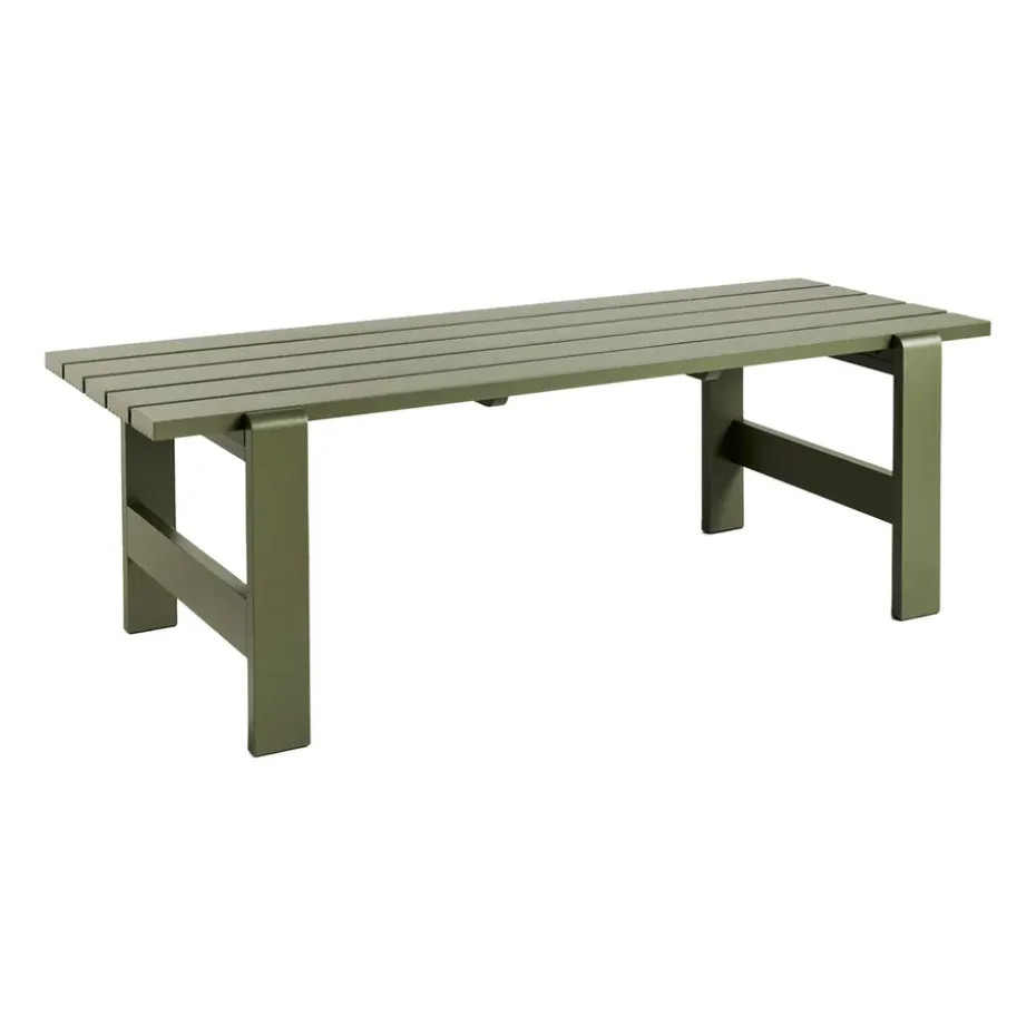 Mesa Weekday 230x83 cm en pino lacado, Oliva