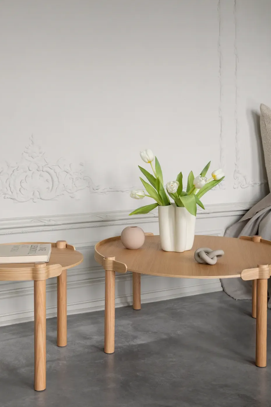 Mesa Woody Ø80 cm, Oak