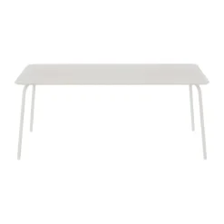 Mesa YUA dining table 180x90 cm, Silk grey