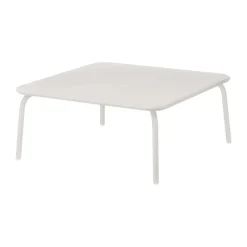 Mesa YUA lounge table 80x80 cm, Silk grey