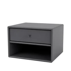 Mesilla de noche Dash, Coal 36, incl. suspensión