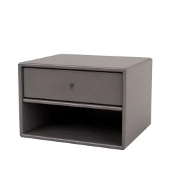 Mesilla de noche Dash, Coffee 35, incl. suspensión