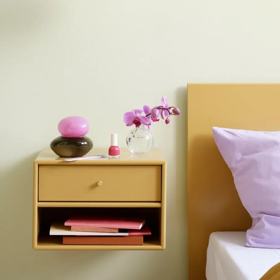 Mesilla de noche Dash, Rhubarb 151, incl. suspensión