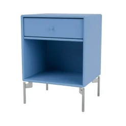 Mesilla de noche Dream, Azure 154, patas de cromo