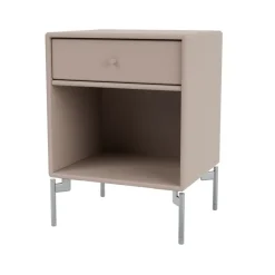 Mesilla de noche Dream, Mushroom 137, patas de cromo