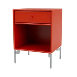 Mesilla de noche Dream, Rosehip 145, patas de cromo