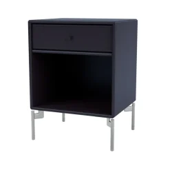 Mesilla de noche Dream, Shadow 147, patas de cromo