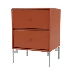 Mesilla de noche Drift, Hokkaido 162, patas de cromo