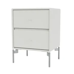 Mesilla de noche Drift, Nordic 09, patas de cromo