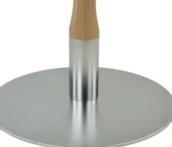 Mesita de café Rod ⌀70 cm, Roble blanqueado con acabado mate