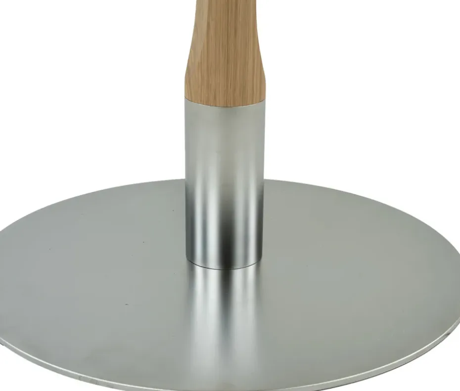 Mesita de café Rod 70x70 cm, Roble blanqueado con acabado mate