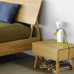 mesita de noche Air, Roble con aceite duro encerado