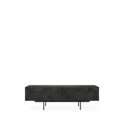 Mueble multimedia Graphic, Black 162 cm