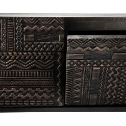 Mueble multimedia Tabwa , Teca negra 51x160 cm