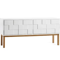 Mueble TV con patas Collect 2010, patas de roble