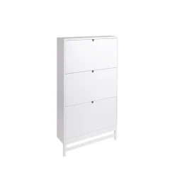 Mueble zapatero Falsterbo, Blanco, 3 compartimentos