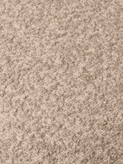 Orbo Lounge chair swivel, Raw bouclé - Natural