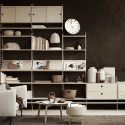 Panel de pared String, Beige, 75x30 cm, paquete de 1