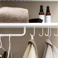 Panel de pared String, Blanco, 50x30 cm, paquete de 2