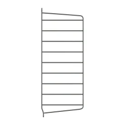 Panel de pared String, Gris oscuro, 50x20 cm, paquete de 1