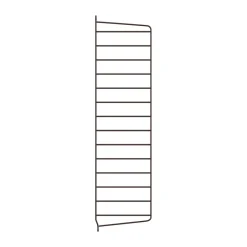 Panel de pared String, Marrón oscuro, 75x20 cm, pack de 1