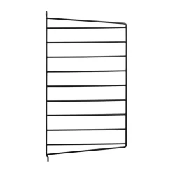 Panel de pared String, Negro, 50x30 cm, paquete de 1