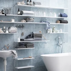 Panel de pared String Plex, Transparente, 50x20 cm, paquete de 2