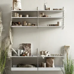 Panel de suelo String Outdoor, Galvanizado, 85x30cm, paquete de 1