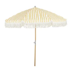 Parasol Gatsby, Yellow stripe, Ø185 cm