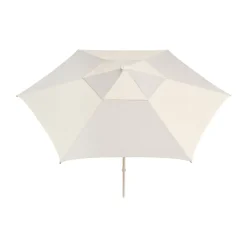 Parasol Terrazza Hexagon, Blanco roto- gris