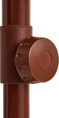 Parasol Terrazza Square, Blanco roto-burdeos