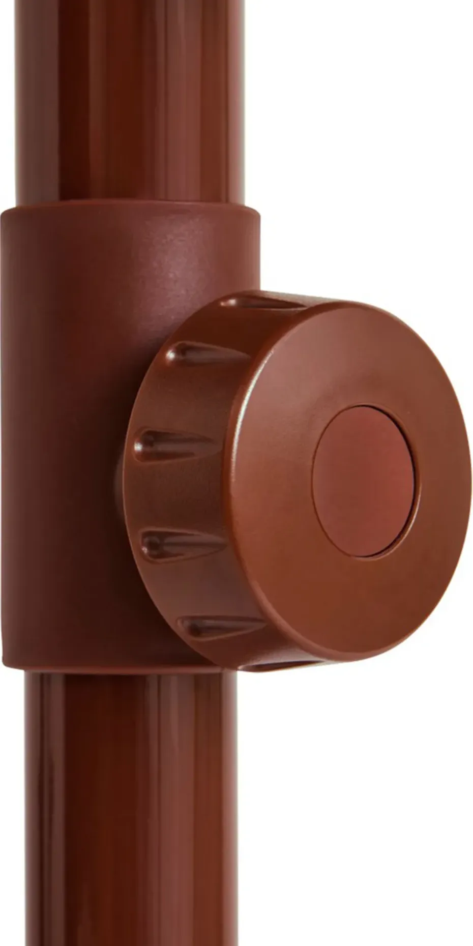 Parasol Terrazza Square, Blanco roto-burdeos