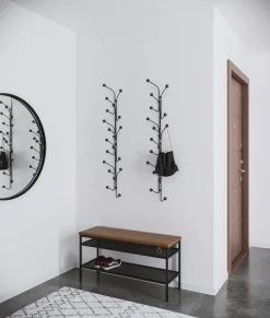 Perchero Bill Vertical, negro