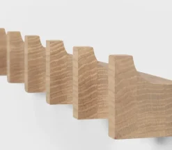 Perchero Column 49 cm, Roble aceitado claro