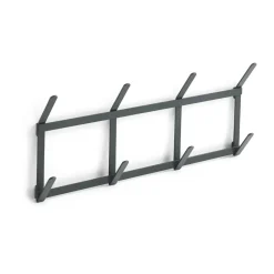 Perchero con pomos Tape, Small charcoal