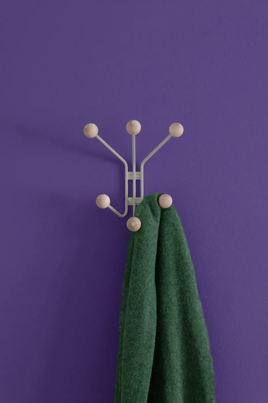 Perchero de pared Bill XS, Greige