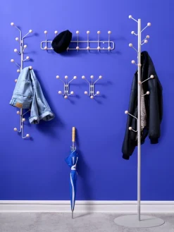 Perchero de pared Bill XS, Greige