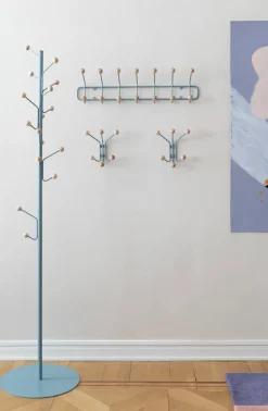 Perchero de pared Bill XS, Pigeon blue