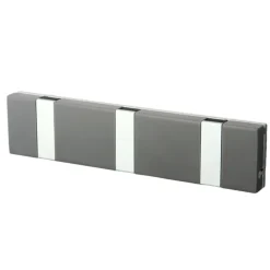 Perchero de pared Knax 20 cm, gris