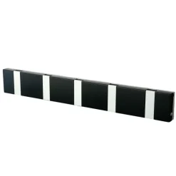 Perchero de pared Knax 33 cm, negro