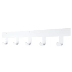 Perchero de pared Only Hooks, blanco