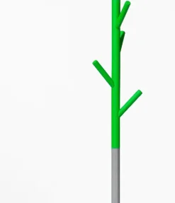 Perchero de pie Sticks, verde-plata