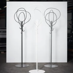 Perchero de suelo Bubble, Blanco